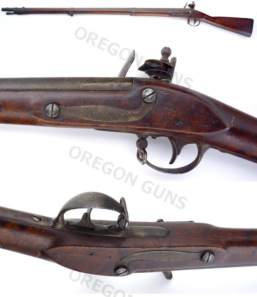 SPRINGFIELD ARMORY 1816 MUSKET MEXICAN WAR FLINTLOCK .69 SB ANTIQUE NO FFL-img-1