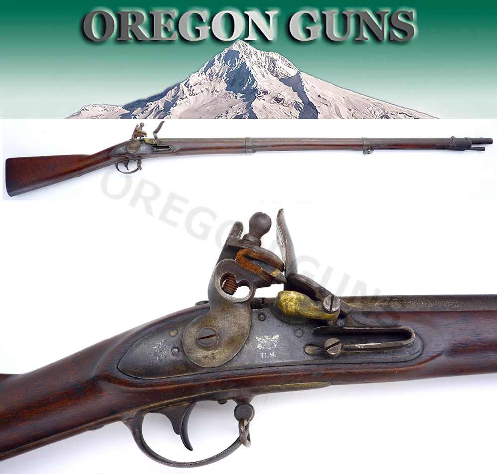 SPRINGFIELD ARMORY 1816 MUSKET MEXICAN WAR FLINTLOCK .69 SB ANTIQUE NO FFL-img-0