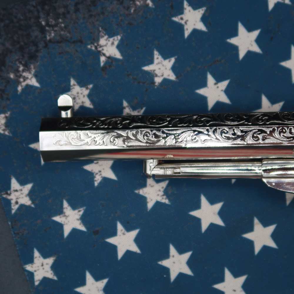 Pietta Remington 1858 Black Powder Revolver .44 Cal 8" General Custer-img-6
