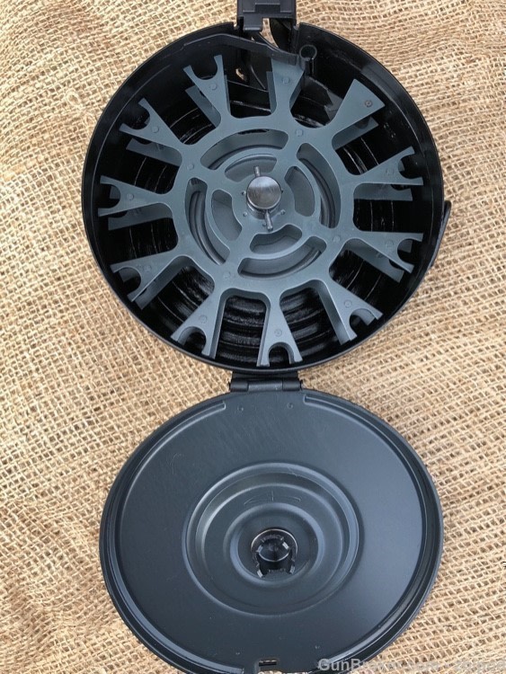 AK 7.62x39mm 75rd Drum Magazine AK-47 Draco Maadi Mak-90 WASR -img-0