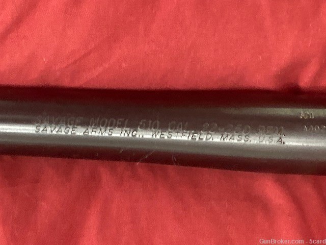  Savage Striker 510 Factory Barrel 22-250 Cal Threaded -img-5