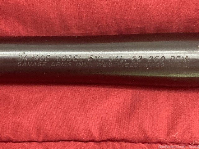  Savage Striker 510 Factory Barrel 22-250 Cal Threaded -img-2