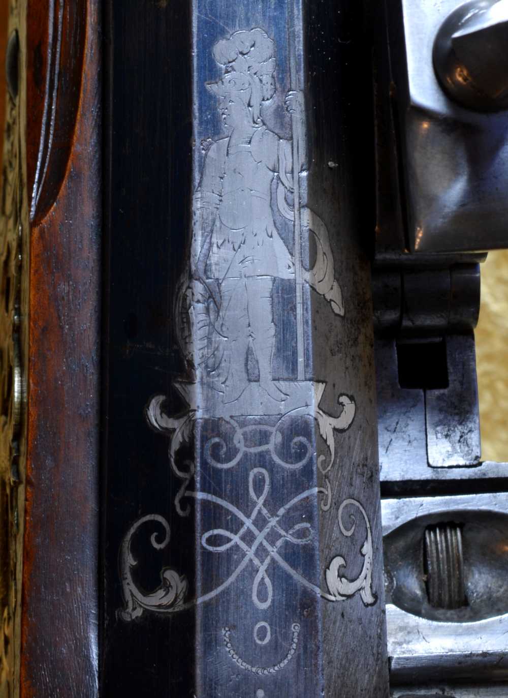 Exquisite Saxon Wheellock Rifle, ca. 1730-img-7