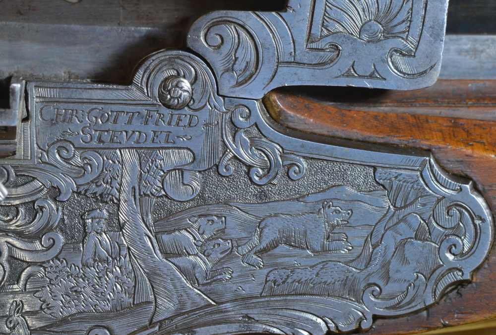 Exquisite Saxon Wheellock Rifle, ca. 1730-img-6