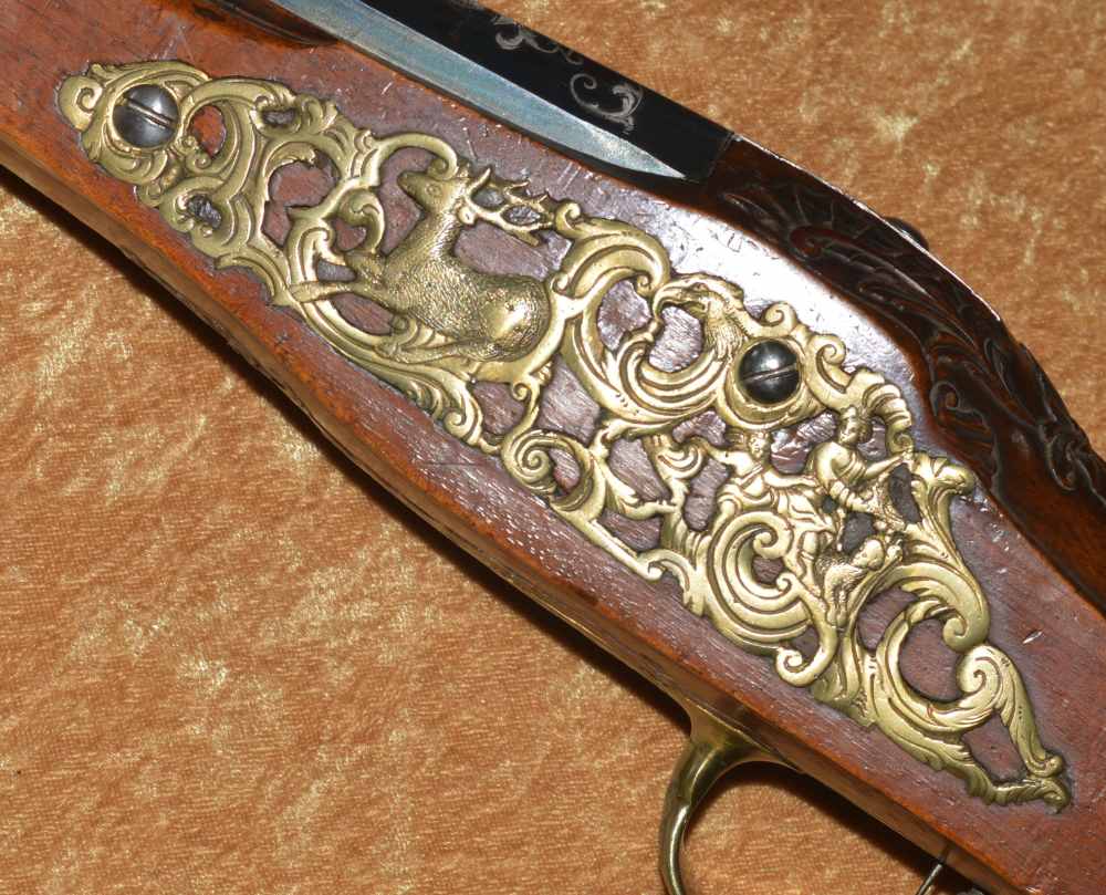 Exquisite Saxon Wheellock Rifle, ca. 1730-img-1