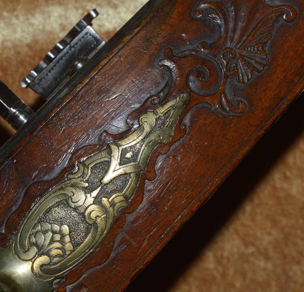 Exquisite Saxon Wheellock Rifle, ca. 1730-img-16