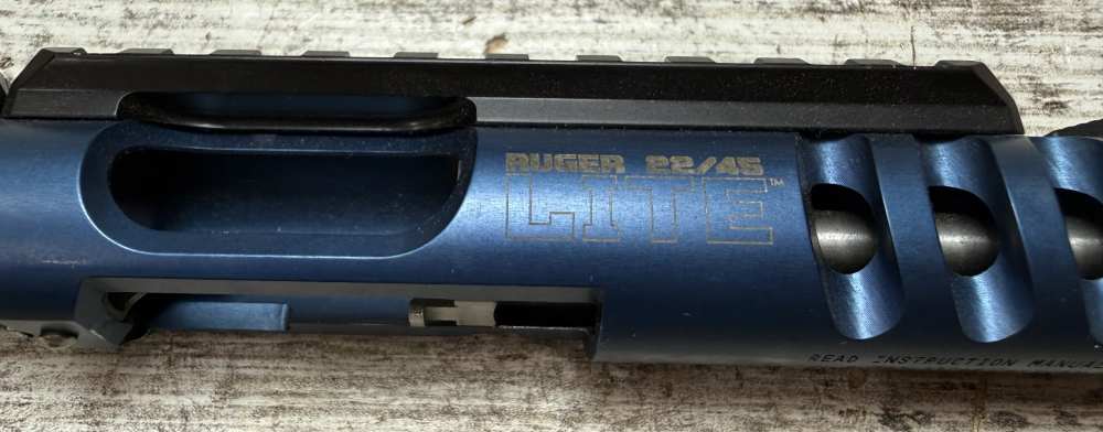 * Ruger * 22/45 Lite * 22 LR * Upper Receiver * MKII * MKIII * Treaded * -img-9