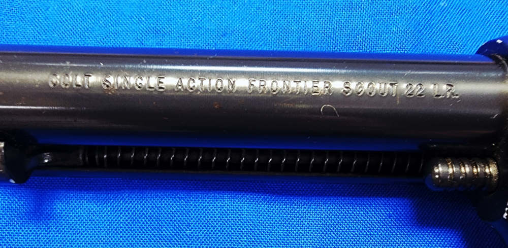1962 COLT FRONTIER SCOUT .22LR, 4.75", ENGRAVED BUTT, C&R OK-img-8