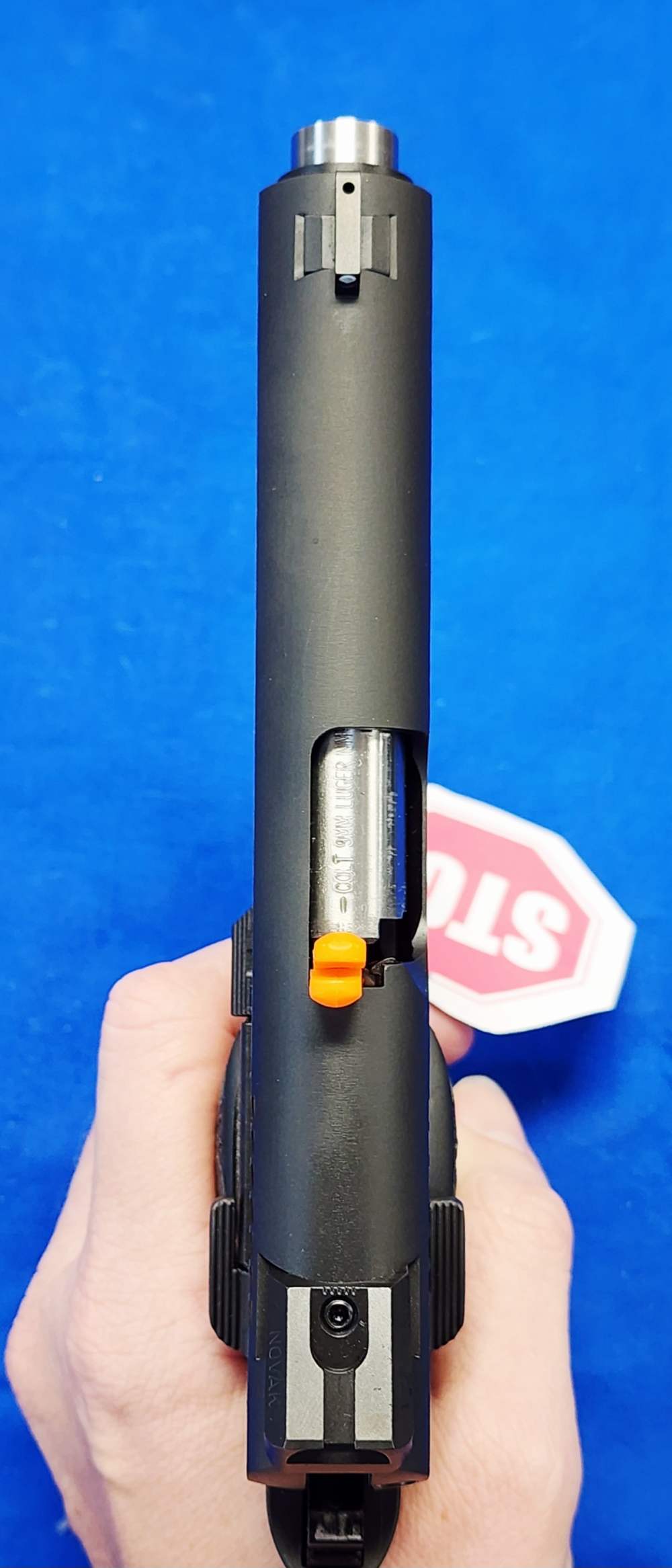 MINT UNFIRED IN BOX COLT COMBAT ELITE COMMANDER 9MM 4.25" CROSS GRIPS-img-3