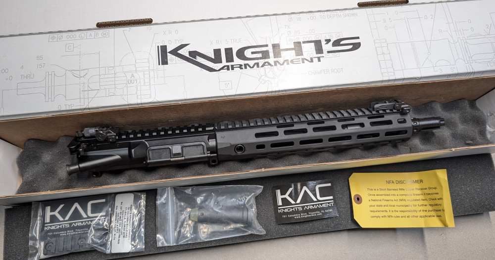 KNIGHTS 31963 Complete Upper Receiver SR15 CQB MOD2 11.5 PENNY START-img-3