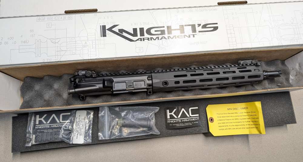 KNIGHTS 31963 Complete Upper Receiver SR15 CQB MOD2 11.5 PENNY START-img-0