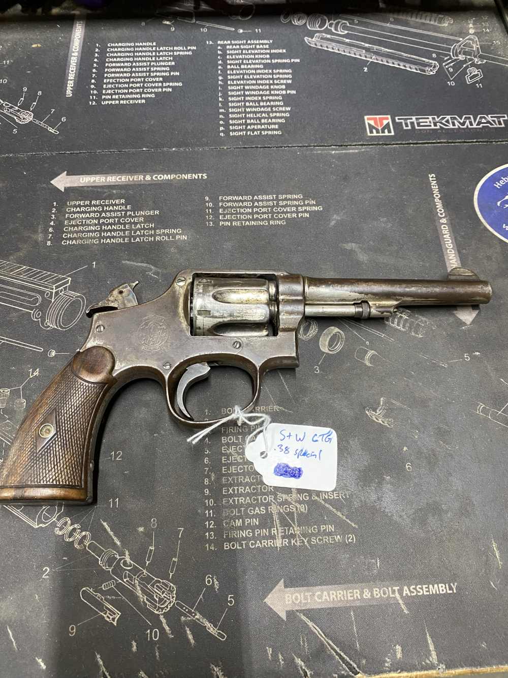 Smith & Wesson s&w model 10 .38 revolver matching numbers READ-img-4