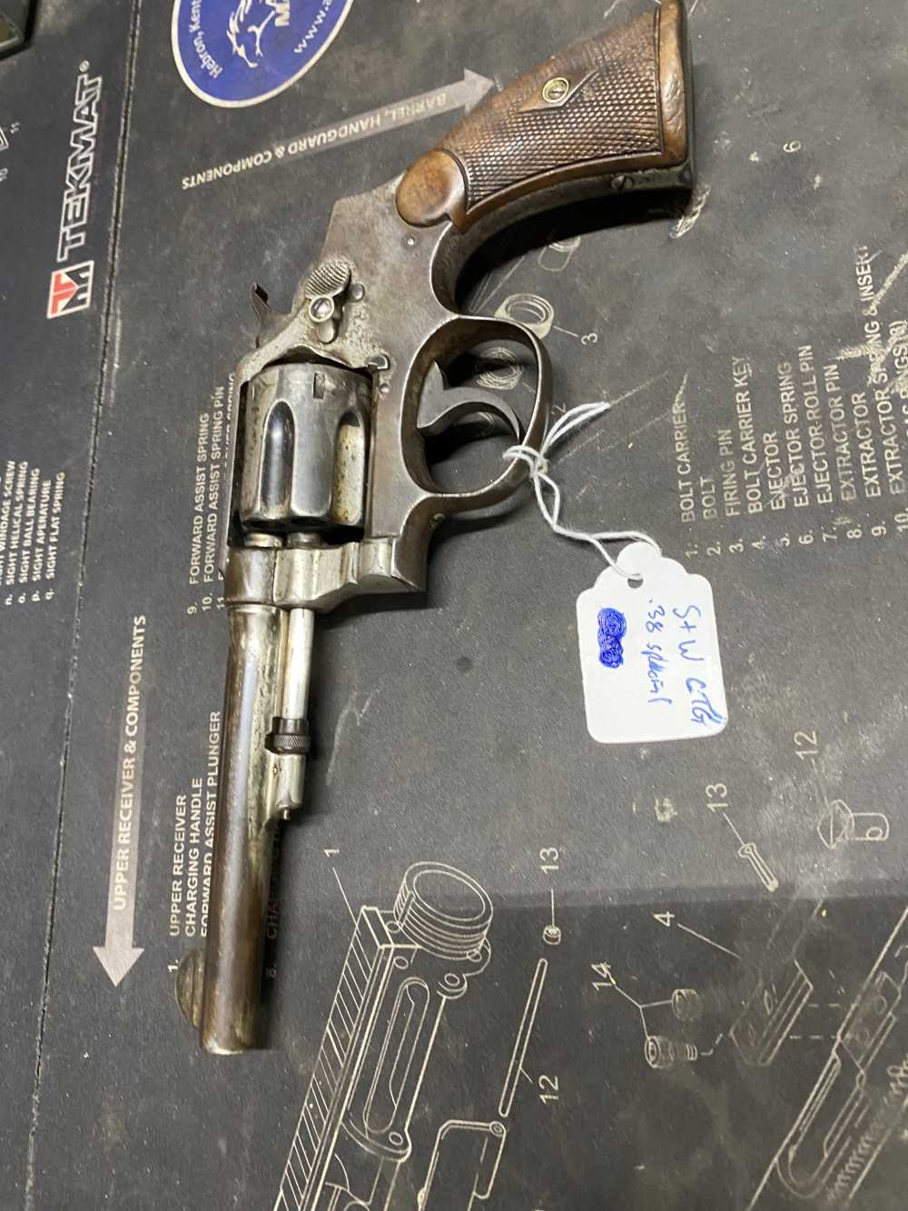 Smith & Wesson s&w model 10 .38 revolver matching numbers READ-img-8