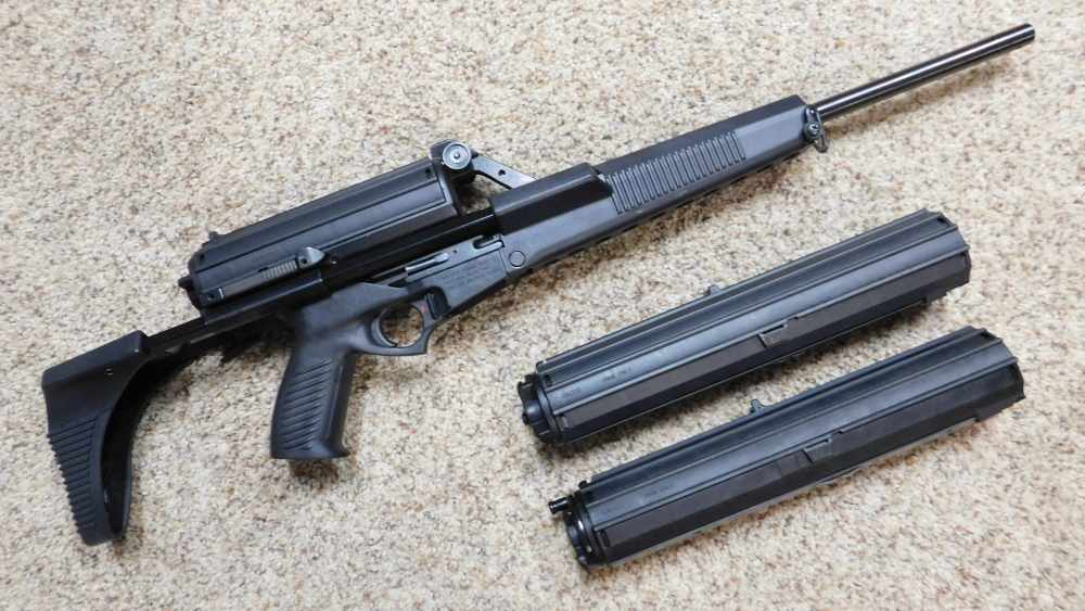 Calico M900 9mm w/2x 100/1x 50 Round Mags/Collapsible Stock-img-0