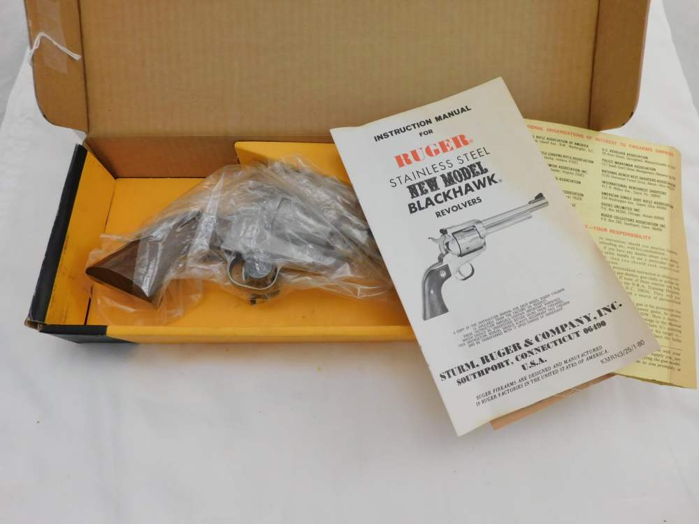 1980 Ruger Blackhawk 357 SS NIB KBN36-img-0