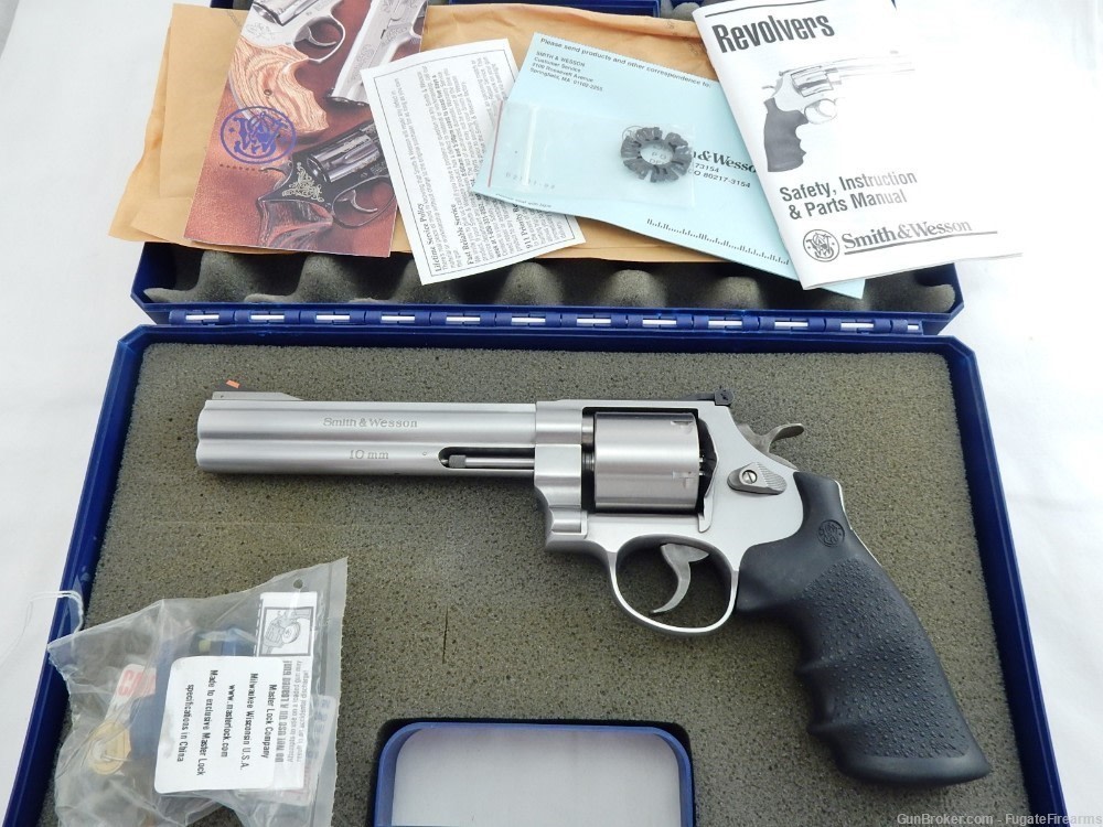 2000 Smith Wesson 610 Classic 10MM Unfluted NO LOCK NIB-img-0