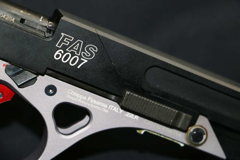 NEW! Chiappa FAS 6007 22LR 5.63" Barrel 5+1 Black Pistol -img-14
