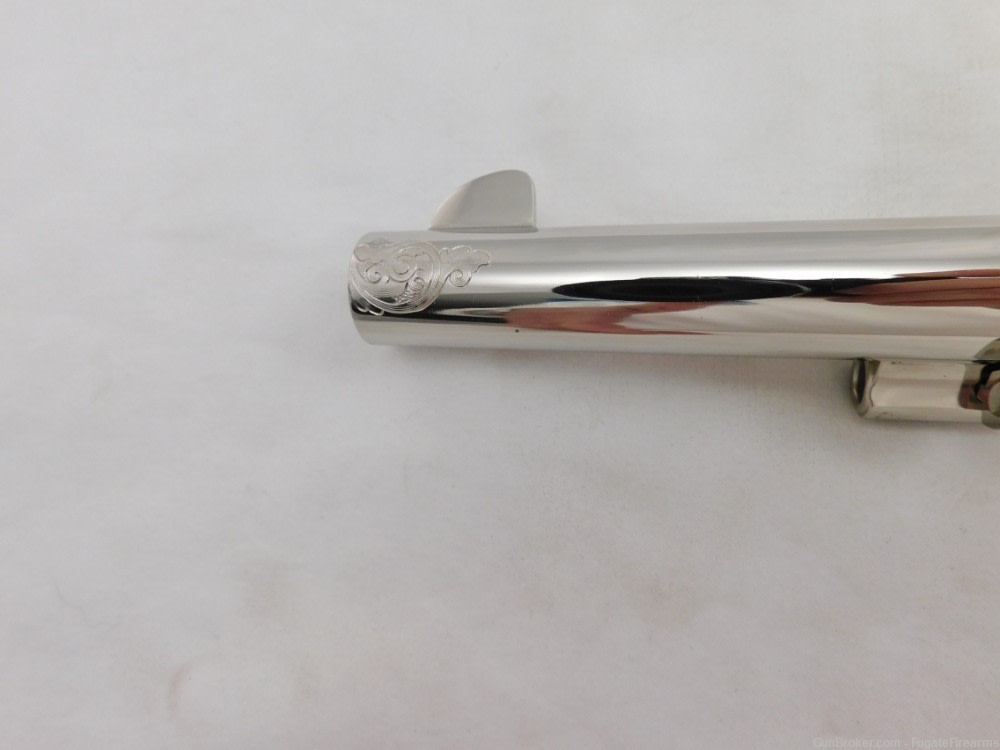 Colt SAA Factory Master Engraved 4 Consecutive Set 2nd Generation Nickel-img-53
