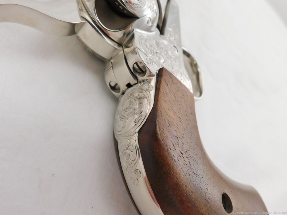 Colt SAA Factory Master Engraved 4 Consecutive Set 2nd Generation Nickel-img-19