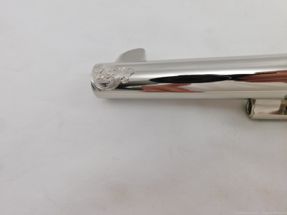 Colt SAA Factory Master Engraved 4 Consecutive Set 2nd Generation Nickel-img-26