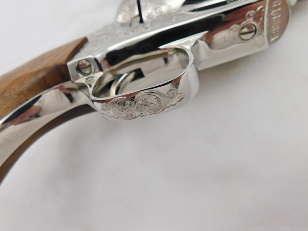Colt SAA Factory Master Engraved 4 Consecutive Set 2nd Generation Nickel-img-38