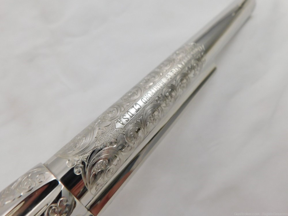 Colt SAA Factory Master Engraved 4 Consecutive Set 2nd Generation Nickel-img-63