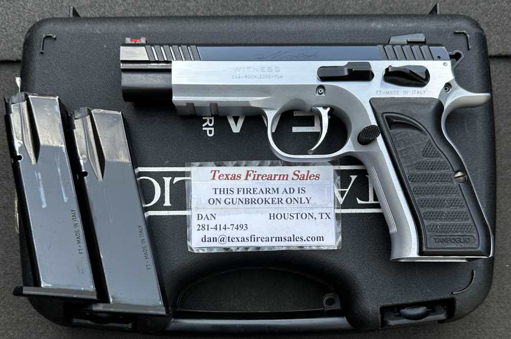 EAA Tanfoglio Witness Match Two-Tone Pistol, Italian, Discontinued-img-0