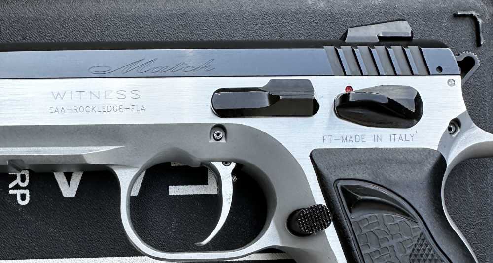 EAA Tanfoglio Witness Match Two-Tone Pistol, Italian, Discontinued-img-4