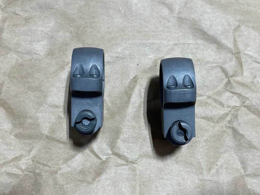 Ruger 1" Stainless Matte #5 Rings New Take Outs-img-3