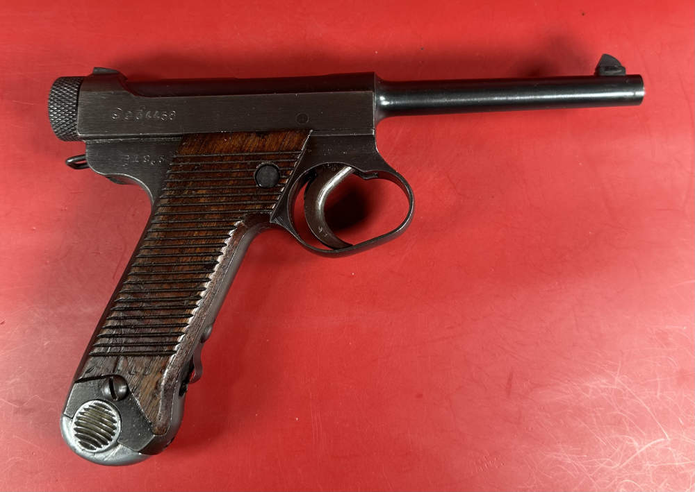 WWII Japanese Type 14 Nambu 8mm 1944 Nagoya. Holster. 2 mags. Excellent -img-11