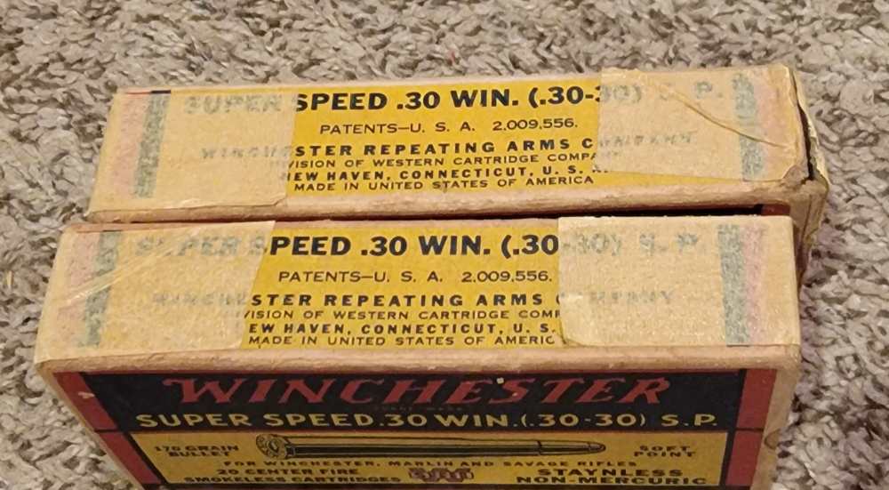 40rds of vintage 170gr soft point SuperSpeed Winchester .30-30 win ammo wcf-img-2