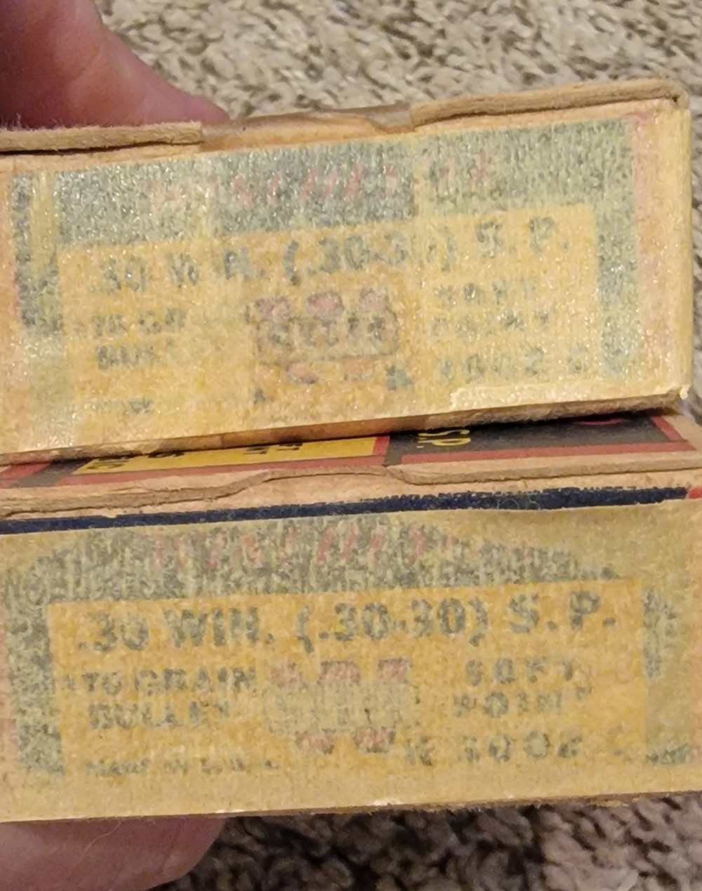 40rds of vintage 170gr soft point SuperSpeed Winchester .30-30 win ammo wcf-img-1
