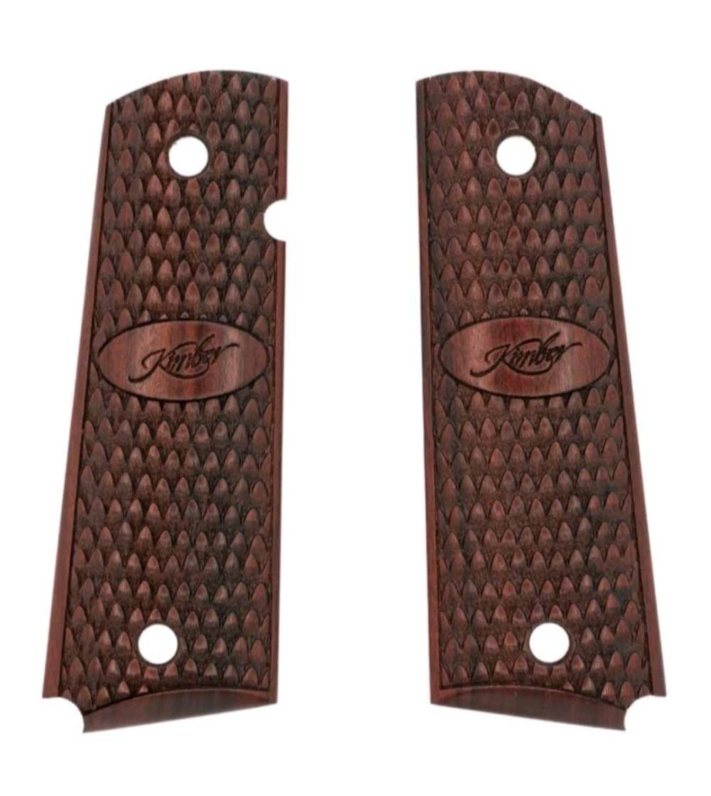 Kimber 1911 FULL SIZE Raptor Scaled Rosewood Grips-img-0