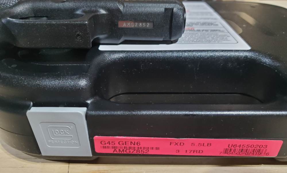 NEW Glock 45 Gen 6 W/Factory Case, 3 Mags, & Accessories 9mm-img-3