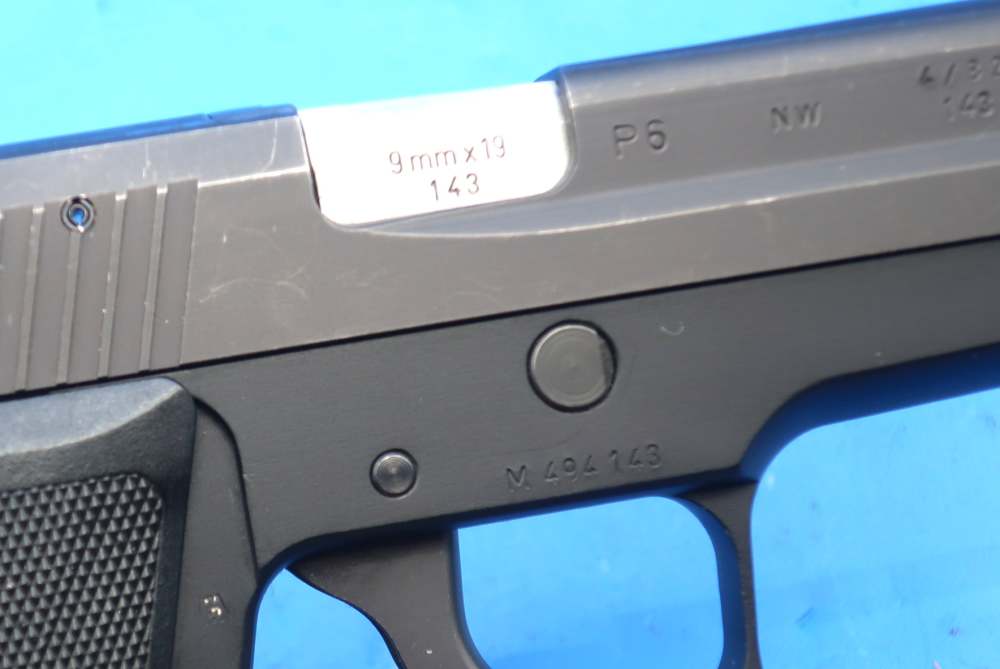 Sig Sauer P6 P225 West German Police w/Case, Papers ca. 1984 Non Import-img-17