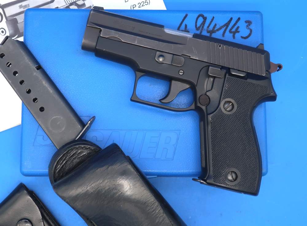 Sig Sauer P6 P225 West German Police w/Case, Papers ca. 1984 Non Import-img-1