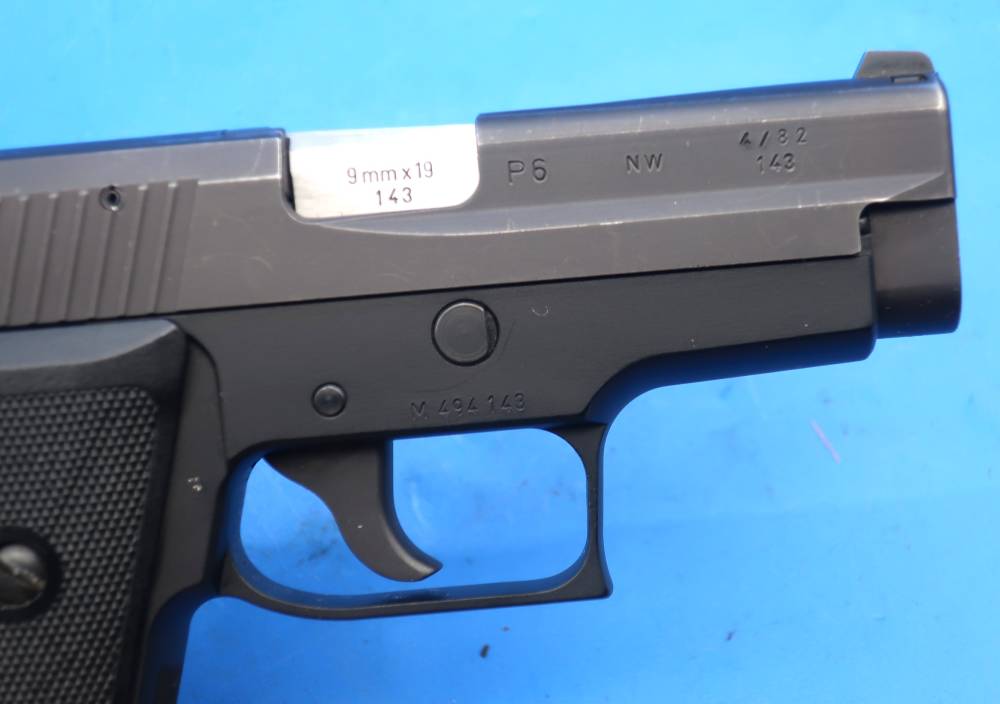 Sig Sauer P6 P225 West German Police w/Case, Papers ca. 1984 Non Import-img-18