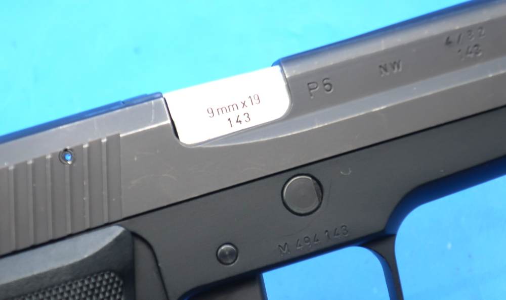 Sig Sauer P6 P225 West German Police w/Case, Papers ca. 1984 Non Import-img-16