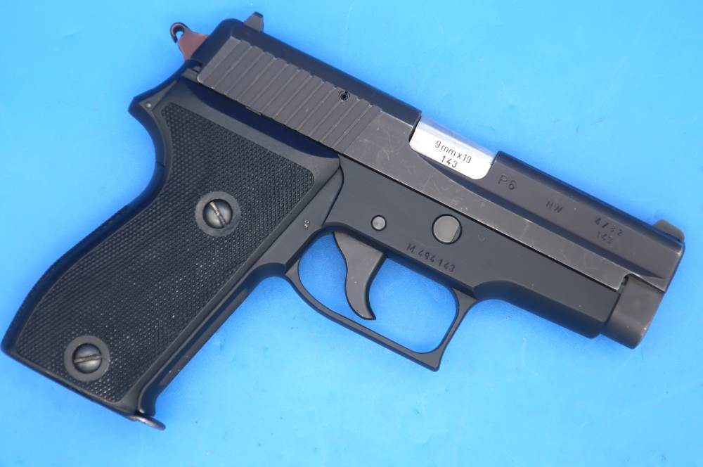 Sig Sauer P6 P225 West German Police w/Case, Papers ca. 1984 Non Import-img-14