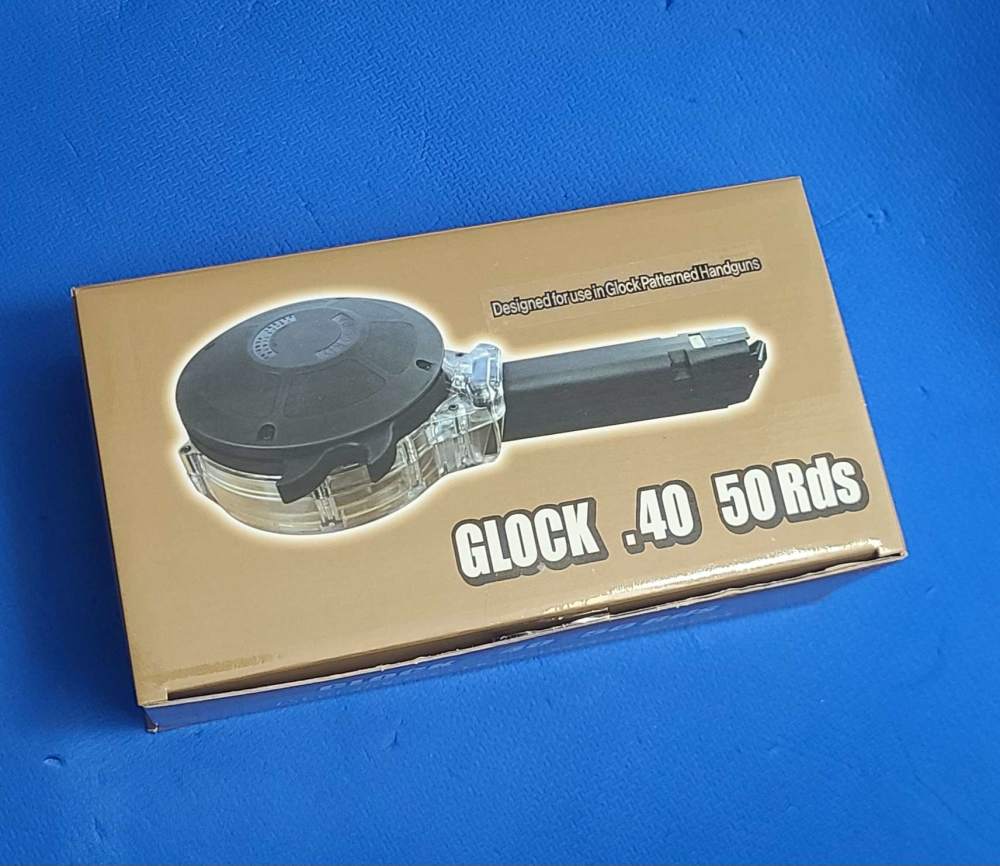 KCI .40 S&W 50-Round Drum Magazine for Glock Pistols-img-2