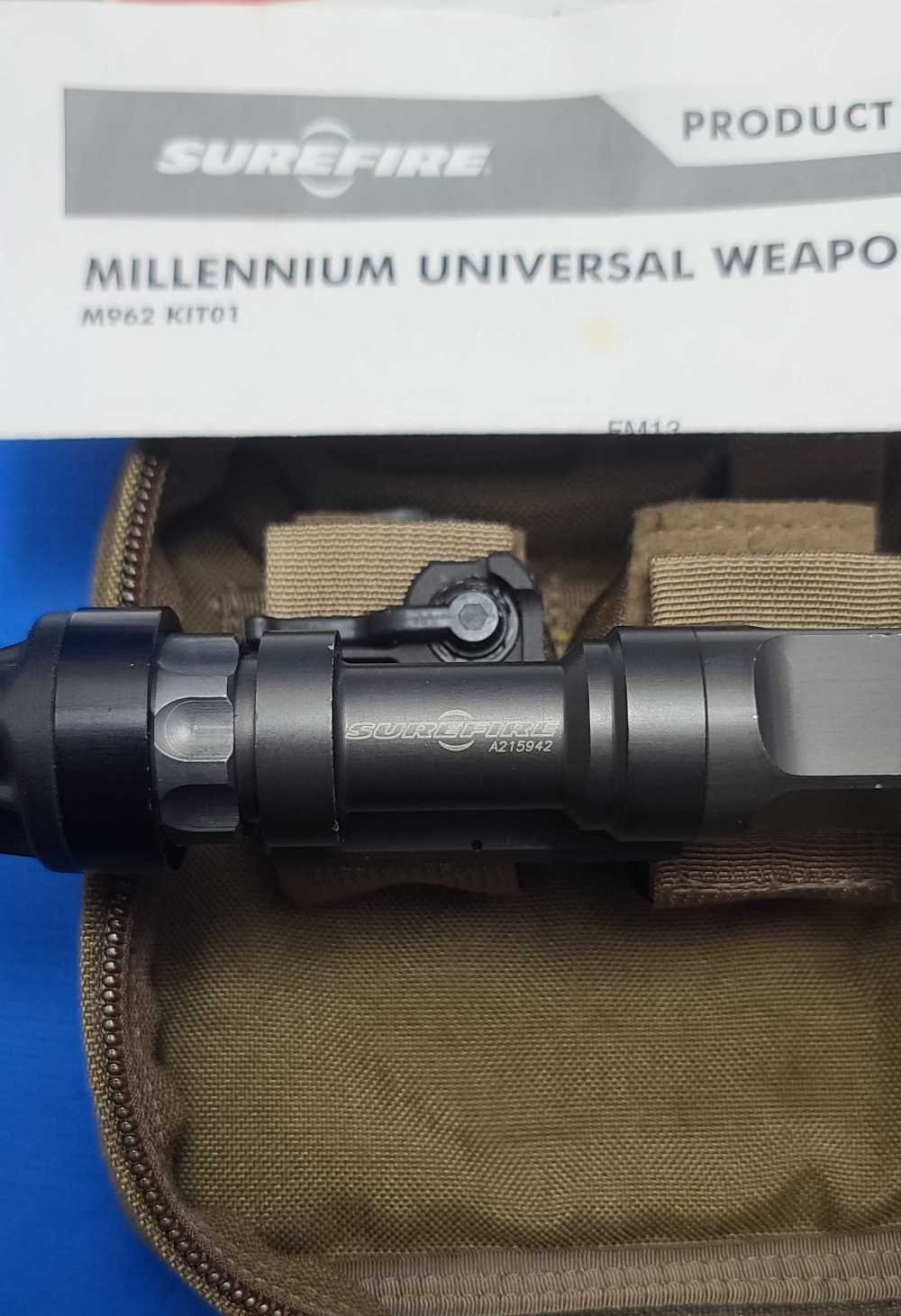 SUREFIRE M962 KIT01 Millennium Universal Weapon Light ARMS mount XM07 SPEC -img-4
