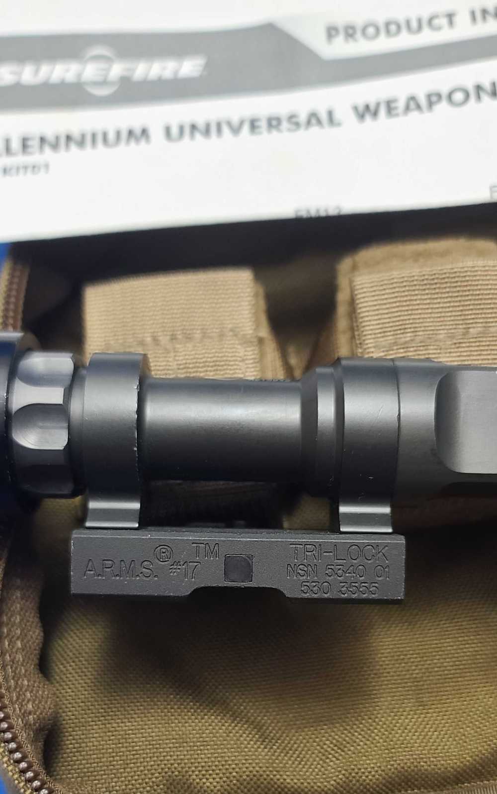 SUREFIRE M962 KIT01 Millennium Universal Weapon Light ARMS mount XM07 SPEC -img-6