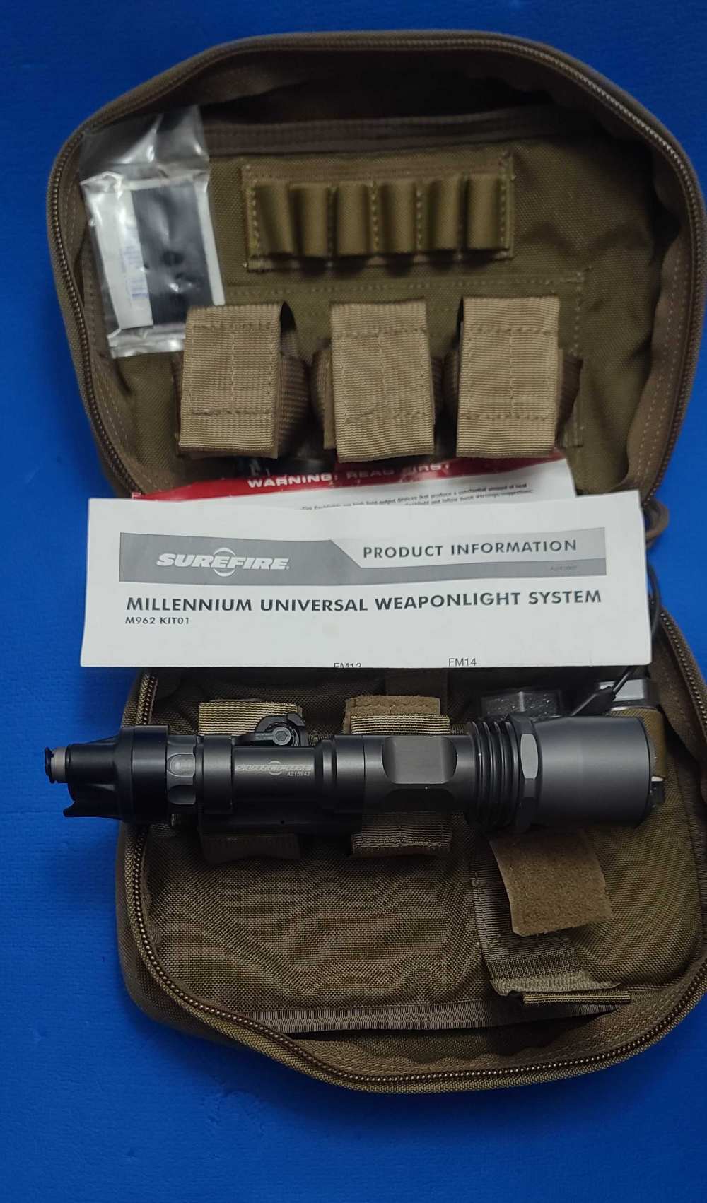 SUREFIRE M962 KIT01 Millennium Universal Weapon Light ARMS mount XM07 SPEC -img-3