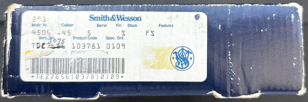 S&W 4506 Stainless No Dash 3rd-Gen Steel Frame .45 ACP, 1st-Year 1989-img-46