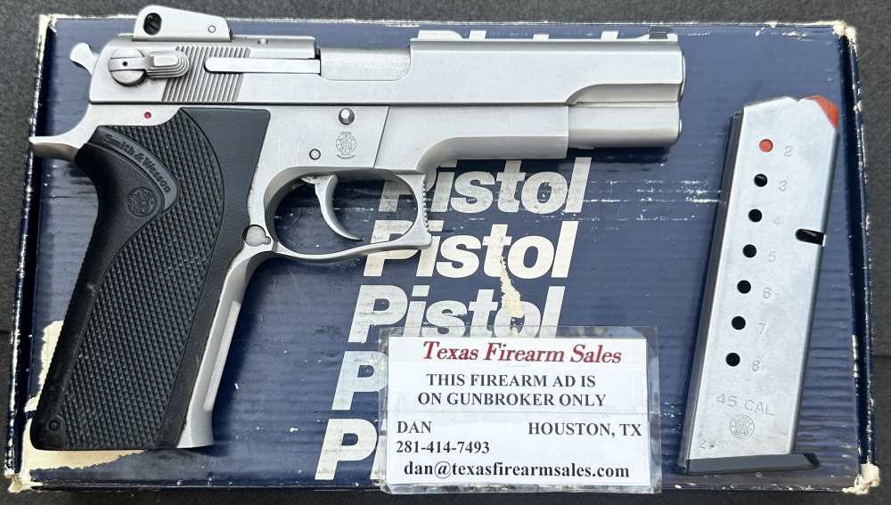 S&W 4506 Stainless No Dash 3rd-Gen Steel Frame .45 ACP, 1st-Year 1989-img-9