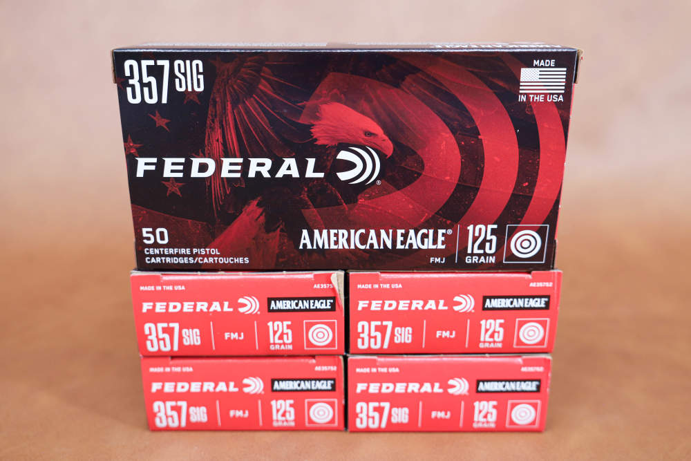 357 Sig 125 Gr FMJ - Federal - 250 Rounds-img-1