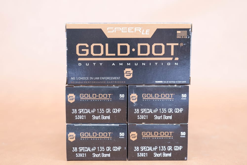 Speer Gold Dot .38 SPL+P  * Short Barrel* - 250 Rounds-img-11