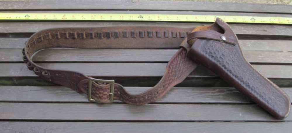Idaho Leather Co Holster and Cartridge Belt - S&W N Frame X 6-1/2"-img-0