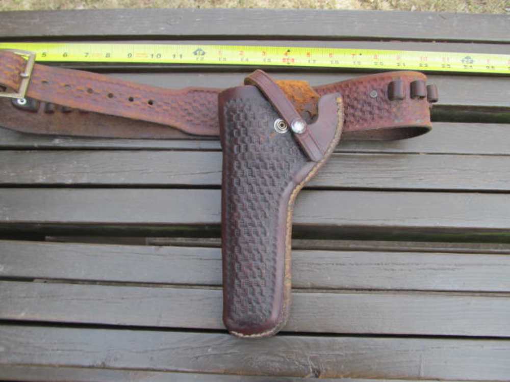 Idaho Leather Co Holster and Cartridge Belt - S&W N Frame X 6-1/2"-img-15