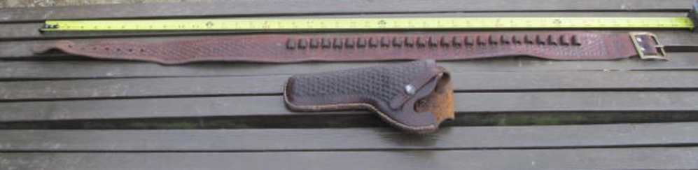 Idaho Leather Co Holster and Cartridge Belt - S&W N Frame X 6-1/2"-img-1